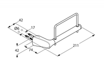 Porthartie igienica Kludi, Amba, crom